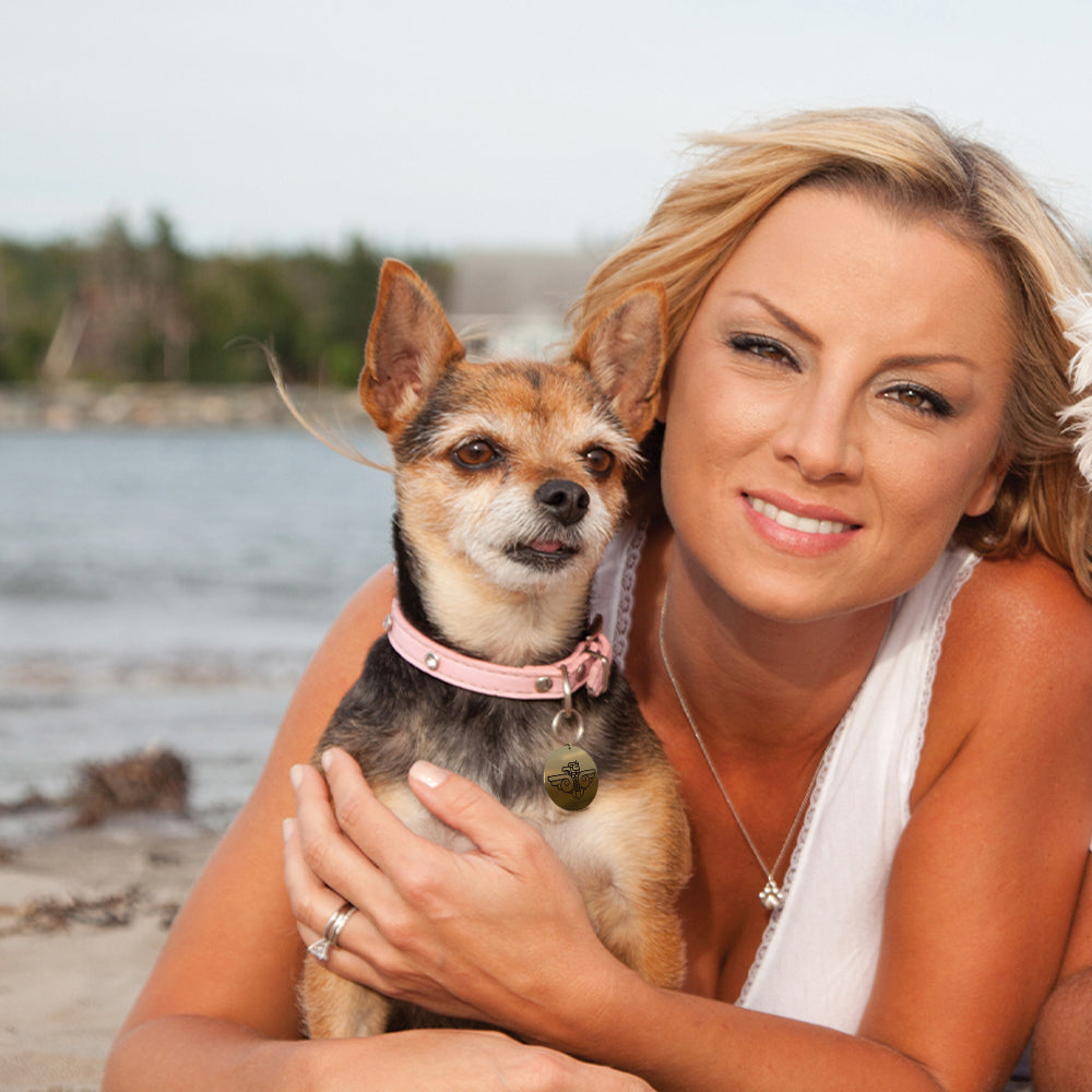 Eagle Pet ID Tag – Custom Engraved Stainless-Steel