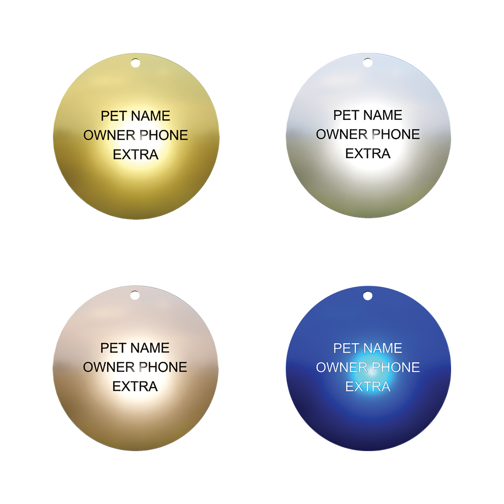 Eagle Pet ID Tag – Custom Engraved Stainless-Steel