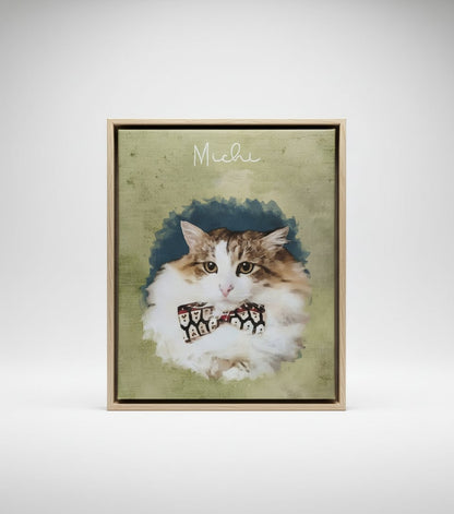 Sube tu foto: Impresión en lienzo con retrato personalizado