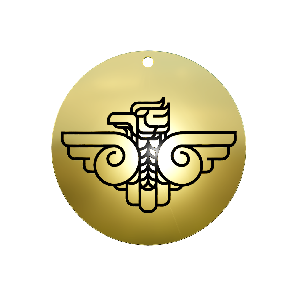 Eagle Pet ID Tag – Custom Engraved Stainless-Steel