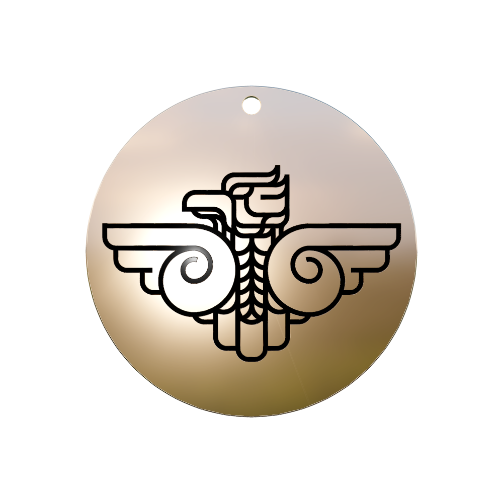 Eagle Pet ID Tag – Custom Engraved Stainless-Steel