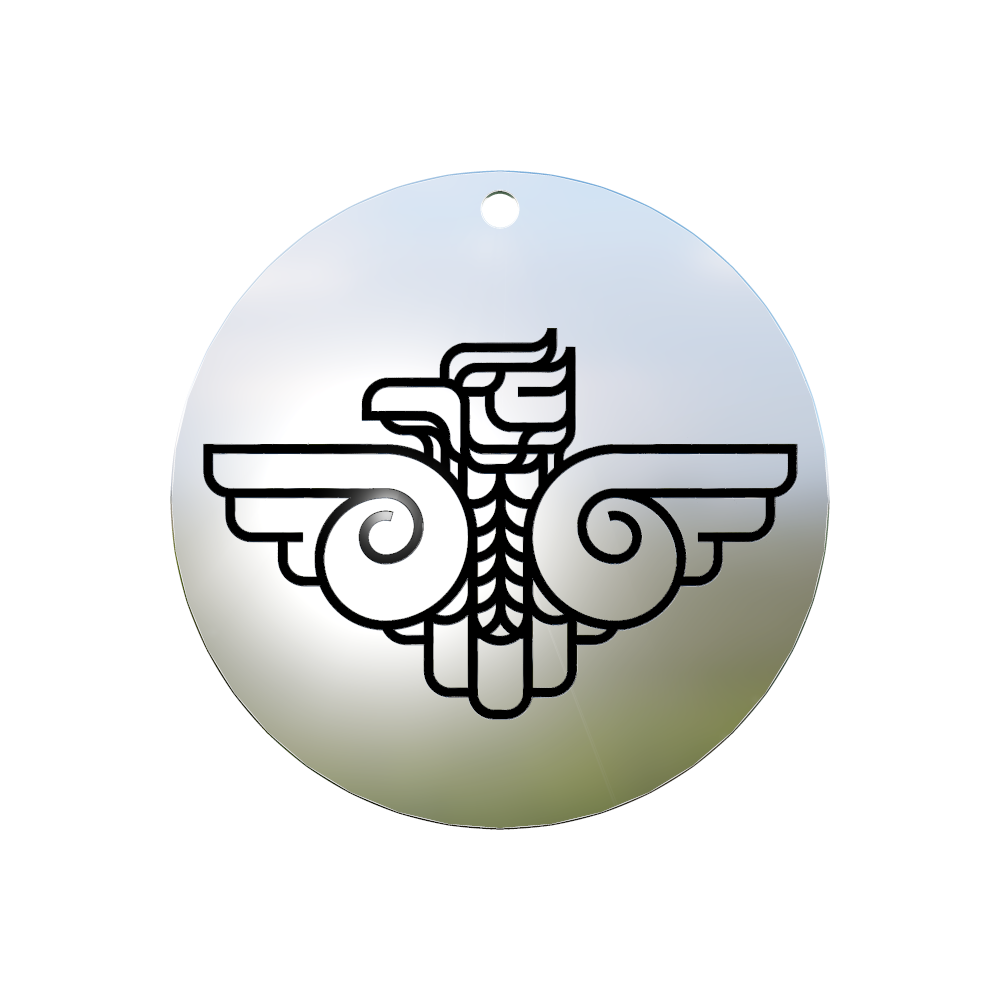 Eagle Pet ID Tag – Custom Engraved Stainless-Steel